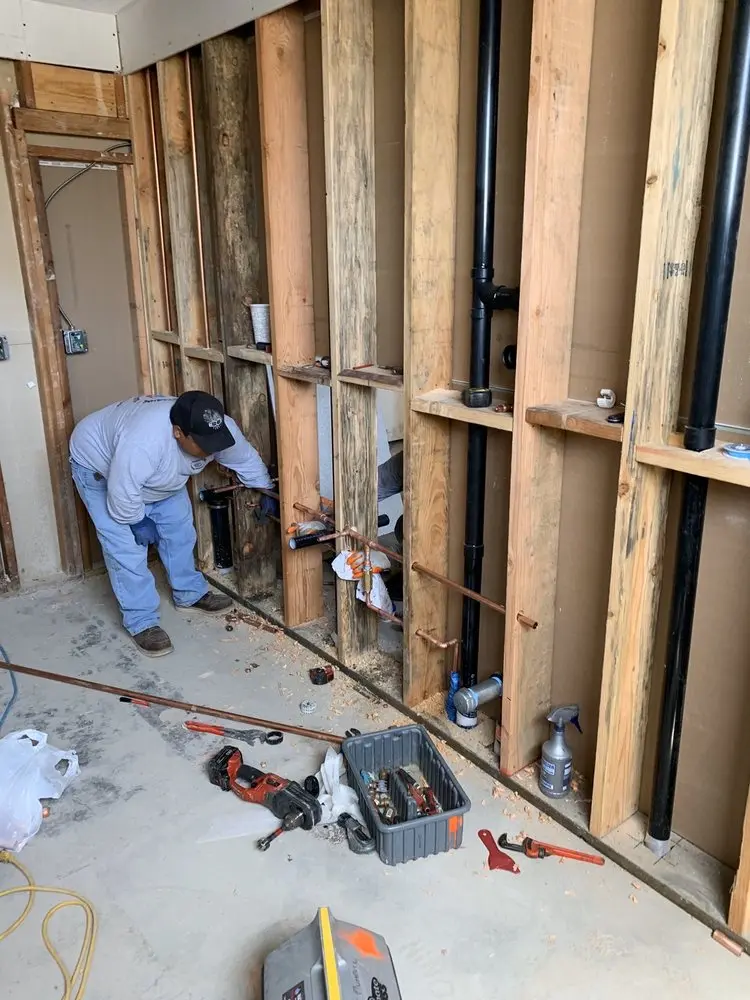 Commercial rough-in plumbing for Gas Line Repair in Stone Church